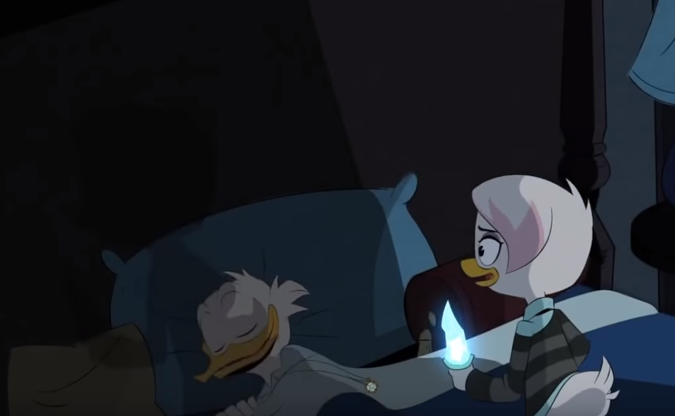wet-monsoon: lena truly got away with so much shit in the first season just cause of webby’s crush on her lena, towering over scrooge asleep with a knife in her hand: i wasn’t doing anything bad  webby: OHHH ok that makes sense. can we hold hands