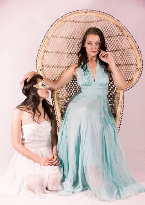 on-her-knees-to-please:  Throwback from last summer. I am on the left, kneeling.