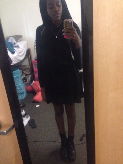 calumpayne: so im in love with my new high neck swing dress originally $47 but i got it here for $18