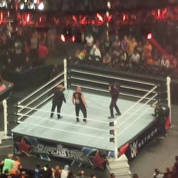 Nice, fun opening. #raw #wwe (at Barclays