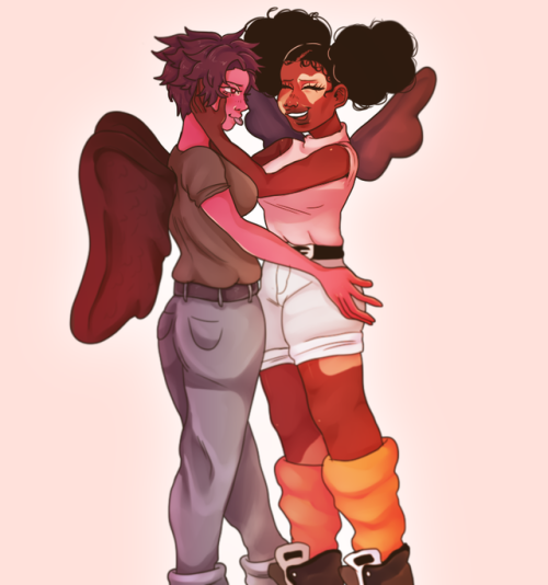 i made a ship picture for the end of pride monthi wouldve drawn smthing sooner but art block yakno