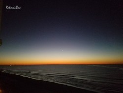 robeatsbooeybox:  Rise and Shine!! Watching the sunrise this morning from the east coast! Flashing Daddy on the balcony! We hope everyone has a wonderful day! 😚  https://robeatsbooeybox.tumblr.com