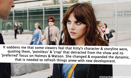 It saddens me that some viewers feel that Kitty&rsquo;s character &amp; storyline were, quot