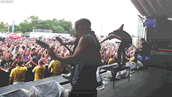 fuckyeahrobbycreasy:  dont-call-it-screamo:  dunrath:  Attila (Vans Warped Tour 2013: Boston) [x]  I WAS THERE  They put on such a great show in Buffalo NY omg. 