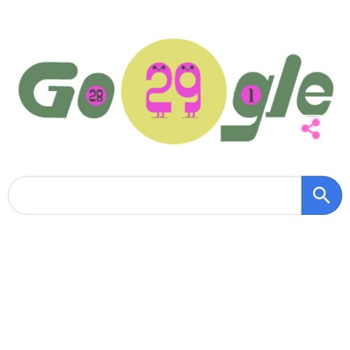 Today is the #LeapDay #February29th once every 4 years #HappyLeapYear #GoogleDoodle(at Los Angeles, 