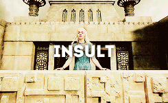 tracy-mcconell:   ♕ The Daenerys Fan Challenge: Day 5; Favourite Quote   “Woman?” She chuckled. “Is that meant to insult me? I would return the slap, if I took you for a man.” Dany met his stare. “I am Daenerys Stormborn of House Targaryen,