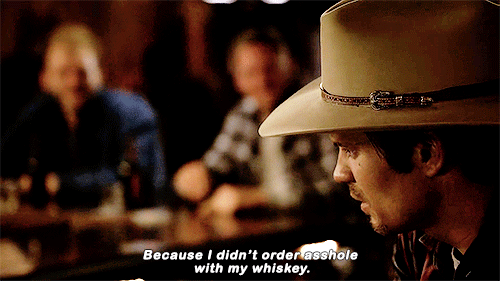 billydinahs:justified rewatch: 1.09 hatless