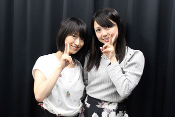 The 3rd episode of the “Attack on Titan: Junior High After School Radio” program featured    Saki Fujita (Ymir) with Mikami Shiori (Krista/Historia) + Hashizume Tomohisa (”DJ Bertholt") with his usual segment!More images from current and past