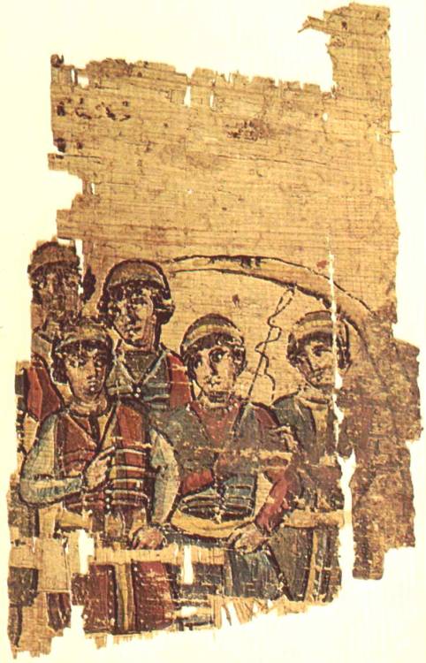 artofthedarkages: “The Charioteer Papyrus” A fragment from a manuscript containing a cla