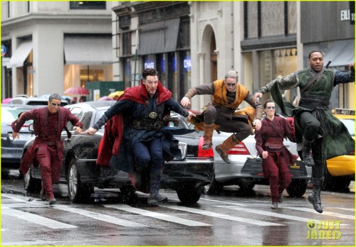 XXX cumberbuddy:  Doctor Strange filming in NYC photo