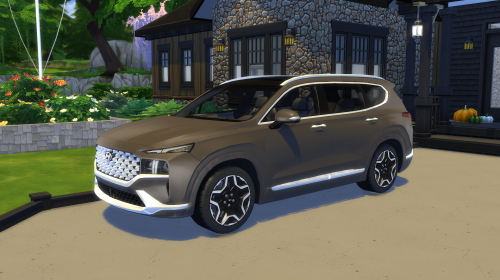 2021 Hyundai Santa Fe by LorySims Screenshots by @moderncrafterThe Adventurous Compact SUV CAR POLYC