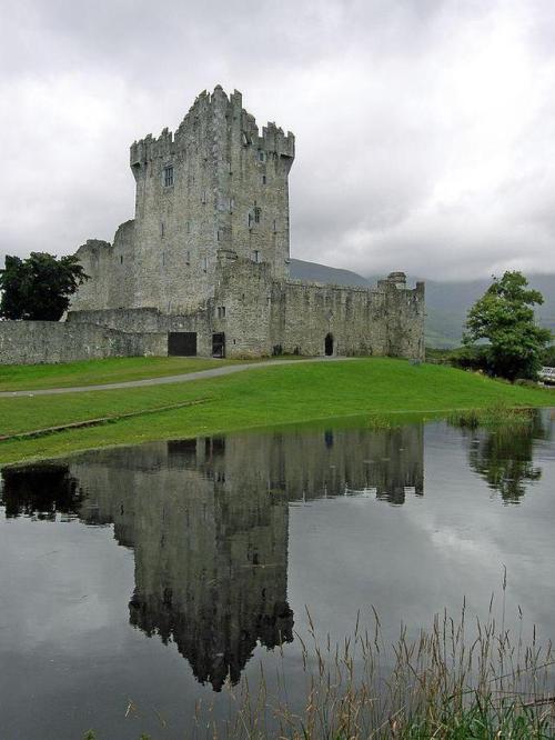 archaicwonder: Ross Castle, County Kerry, Ireland Ross Castle is located outside the town of Kilarne