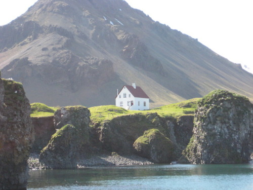 cabinporn: At the foot of Snæfellsjökull, Iceland Submitted by Lane Galloway