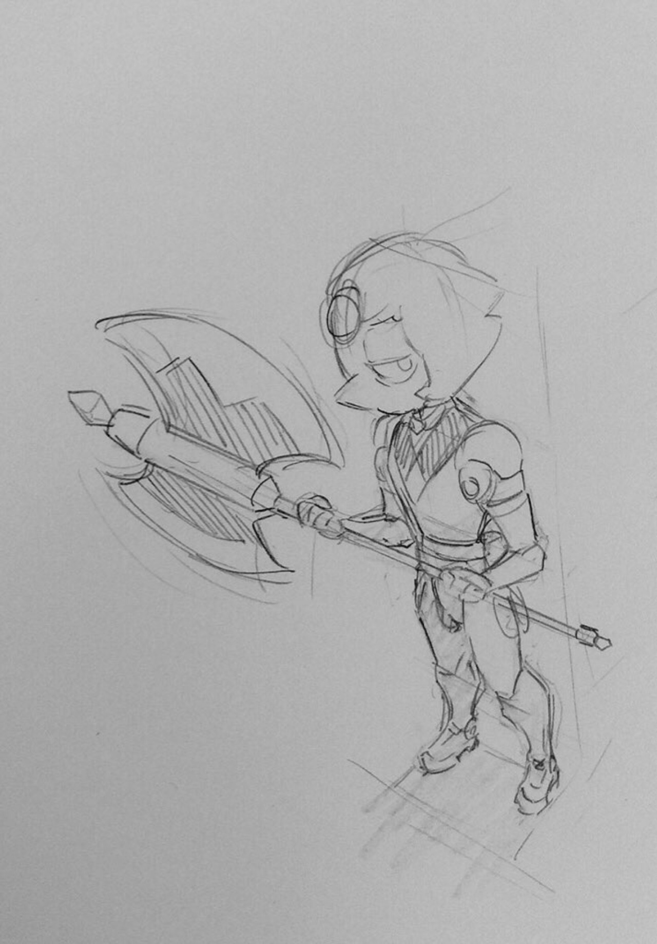 mikanwater:  Robo pearl sketches 😆 