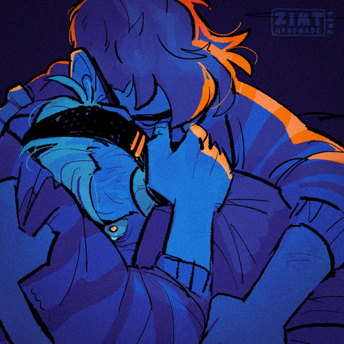 Your Art Is Adorable :P Like I Swear I Cant Stop Staring At The Two Little Trauma Men ;-; (referring