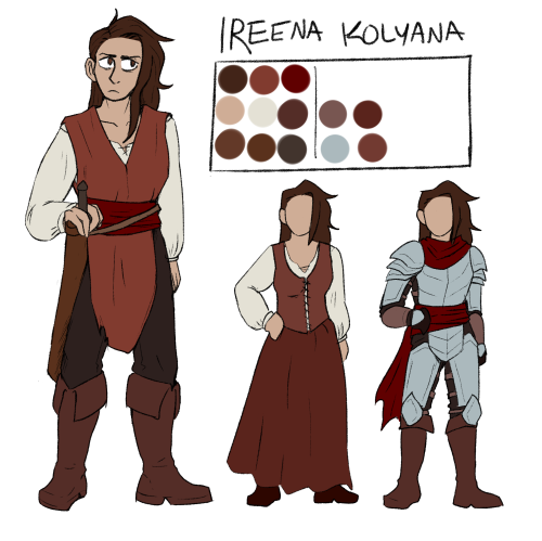 I made refs of Ismarck and Ireena for our Curse of Strahd game!*Also I’m sorry his name is Spelled L