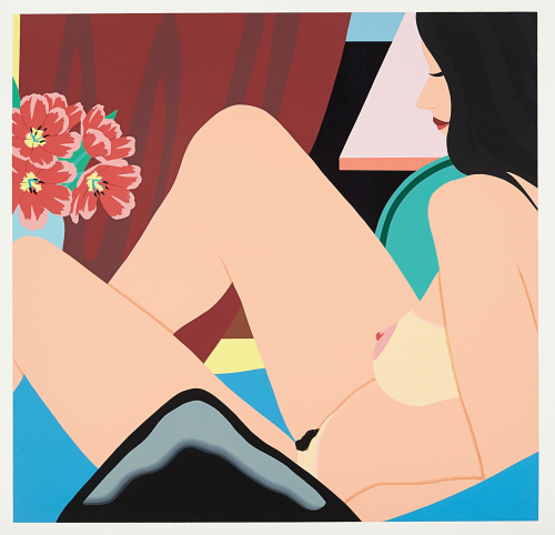lawrenceleemagnuson:  Tom Wesselmann, USA 1931-2004   Helen Nude 1981    screenprint in colours on wove paper 90.8 x 93.3 cm 