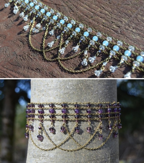 starfleek: sosuperawesome: Chokers and Necklaces by Herisson Rose on Etsy See our ‘jewelry&rsq