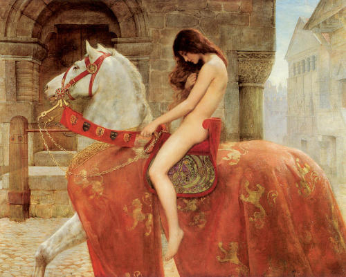 auriferis929:John Maler Collier(1850 - 1934)Lady Godiva (1898).    Джон Кольер (1850 - 1934) Леди Го