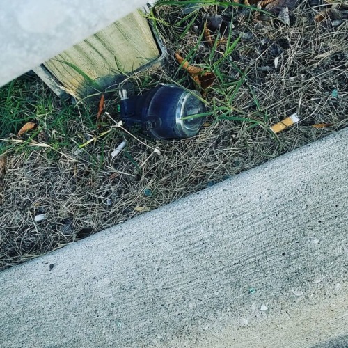 Why Did The Light Hide Under The Guardrail? #stuffinthestreet (at Mehlville, Missouri)