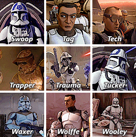 Every Named Clone Trooper In Star Wars: The Clone Wars