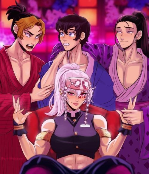 GENDERBENT UZUI AND HIS WIVES BE SO DAMN FINE