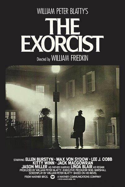 vintageadvertising: 1973 Warner Bros. original movie poster for ‘The Exorcist’ starring Ellen Bursty