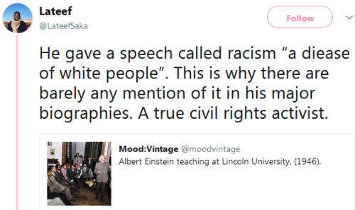 persian-papii:niggazinmoscow:I learned in a history class that because Einstein was an immigrant none of the US (white) 