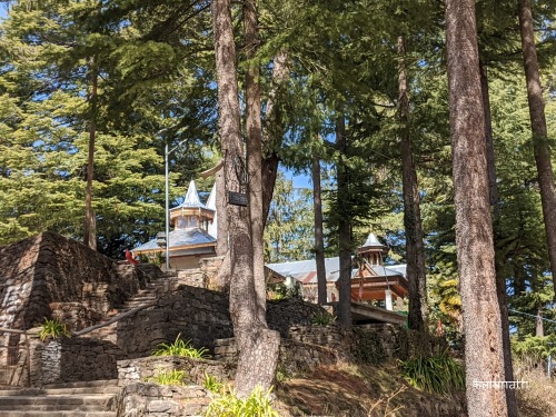 Talāī Bhadrakālī MañdirIn the town of Talāī, Māśobrā near Śimlā amidst the pine and deodar trees is 