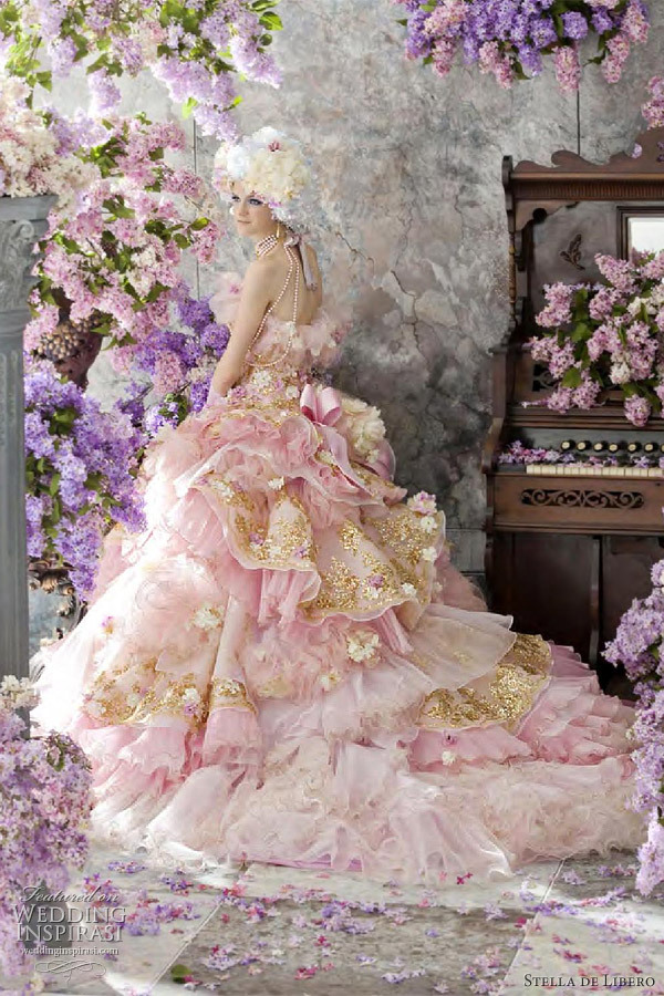 poisoned-apple:  Colourful wedding dresses by Stella de Libero - website