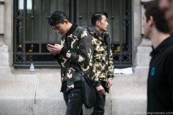 thenycstreets:  Double Camo after Kenzo FW14