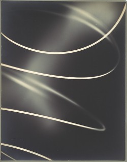istmos:  Willy Kessels, Photogram: Spiraling Coil, 1930’s 