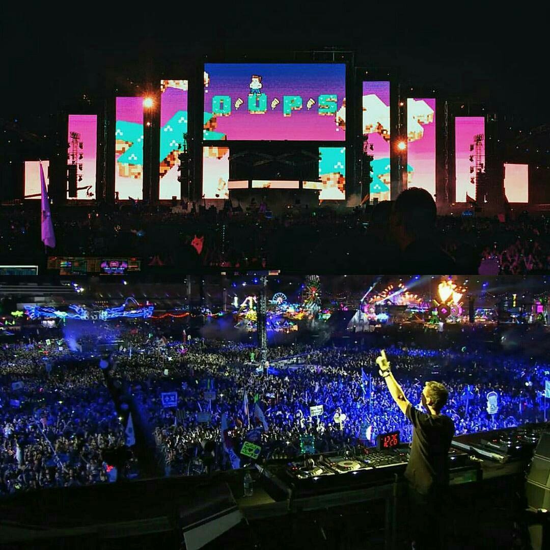 callmeperce:  Martin Garrix at the stage of Edc #oops
