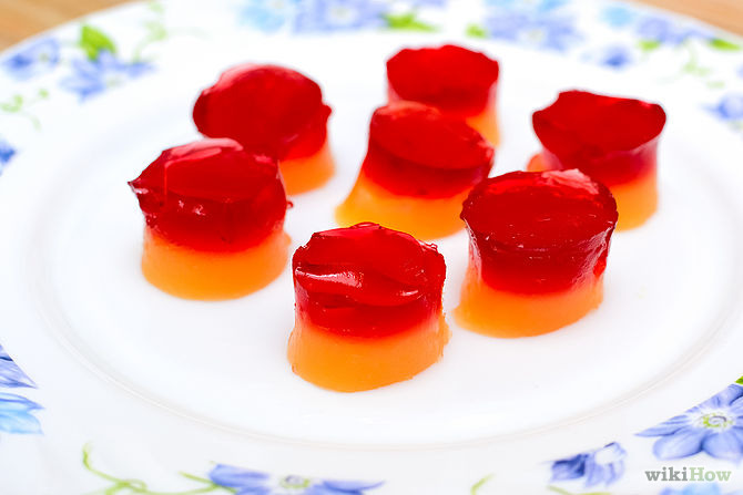 wikihow:  10 Classic Drinks As Jello Shots1. Rum and Coke Jello Shots.2. Jaeger Bomb