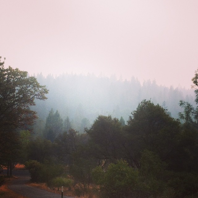 #NorthCal #burningup #firesmoke we are save and far from the fires yet the smoke is everywhere! (at Grass Valley- Nevada City)
