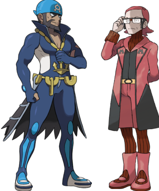 Archie and Maxie's new designs in ORAS