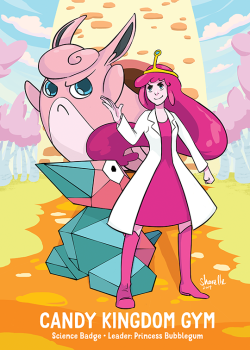 Marcys-Mareep:  Shorelle:  Adventure Time/Pokemon Au - I Made These Prints For Brisnova