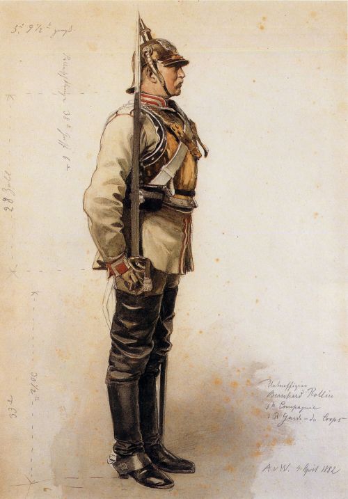 feuerschutz - Anton von Werner (1843–1915), a German...