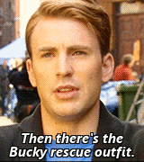 myoneandonlycap:The Bucky rescue outfit
