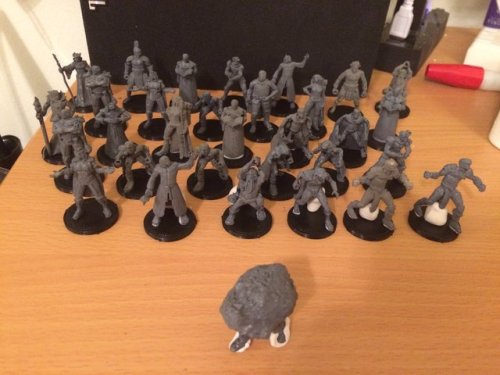 theoldaeroplane:3d printed almost the full contents of Appendix B of the Monster Manual thanks to th