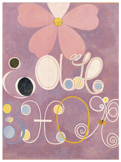 lunosphere: Hilma af Klint, The Ten Largest; Childhood (1–2), Youth (3–4), Adulthood (5&