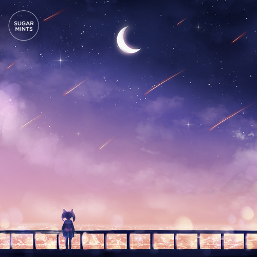 sugarmint-dreams:Moon gazing. 