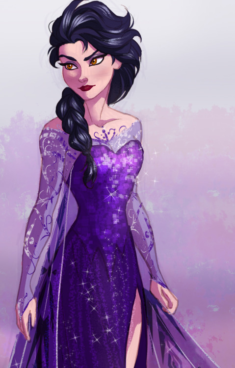 juliajm15:A dark Elsa design based on this awesome cosplay! :D