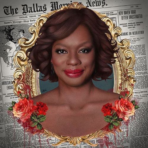 thepowerofblackwomen:Viola Davis by Will Costa (@WillCostaIllustration)