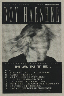 boyharsher:Live in France November 2019 • Special guest Hante.