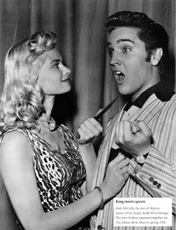 Irish Mccalla &Amp;Amp; Elvis Presley, 1956.