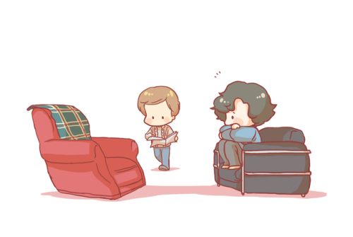 addignisherlock: based on the ask that @cj-holmes sent me, it was so cute i just had to draw it &