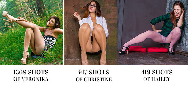 fire-81: HALLOWEEN SPECIAL: MODEL PACKS FULL SETS OF VERONIKA, HAILEY AND CHRISTINE