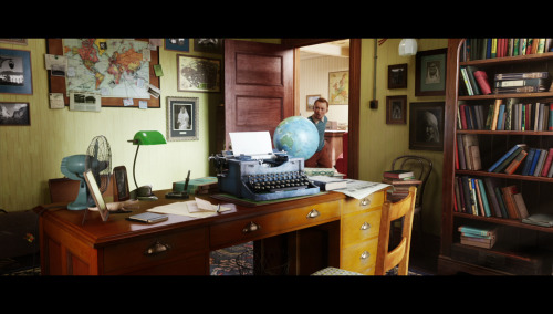 Tintin’s apartment in The Adventures of Tintin: The Secret of the Unicorn (2011)