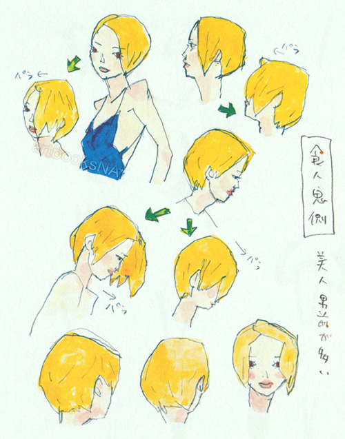 artbooksnat:Kemonozume (ケモノヅメ) character concept art illustrated by Masaaki Yuasa (湯浅政明) in Masaaki 